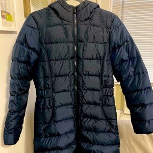 North Face Navy Winter Coat 550